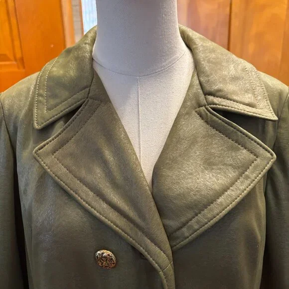 Vintage 50's-60's Shagmoor Trench Coat - Picture 4 of 9